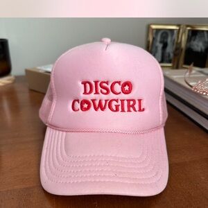 Pink Disco Cowgirl Cap